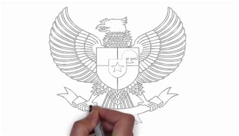 Download gambar burung garuda hitam putih pada. Gambar Burung Garuda Pancasila Hitam Putih - retorika
