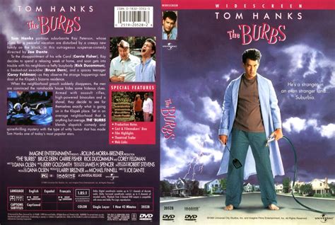 Stream the burbs full movie this story takes place in a typical american neighborhood when some new neighbors come to live in the house next to ray peterson these new people are really strange nobody has ever seen them their house is a real mess and during the night you can hear weird noises. the burbs - Movie DVD Scanned Covers - 211Burbs The :: DVD ...