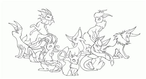 Take part in a fantastic journey. Pokemon Coloring Pages Eevee Evolutions - Coloring Home
