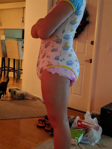 Lexi love big wet booty. She loves the feeling of a thick crinkly diaper and baby ...