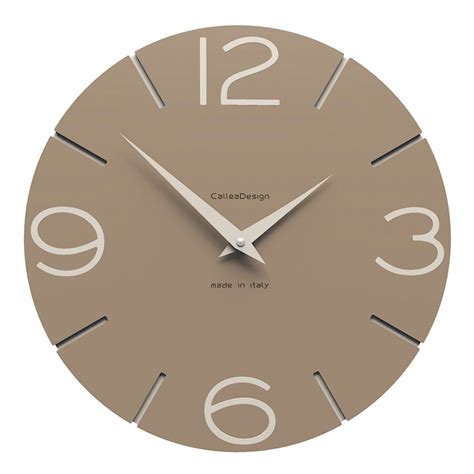 .modern, designer wanduhren wohnzimmer, uhr wohnzimmer, wohnzimmeruhr modern, küchenuhr. Wanduhr Smile light - caffelatte - Callea | Wanduhren ...