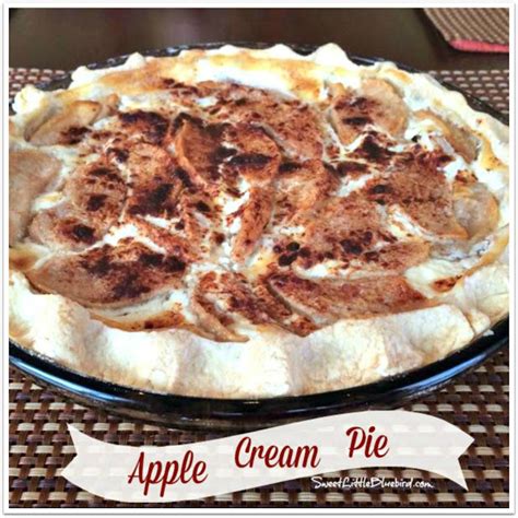 Two cream pies for hotwife. Anastasia's Easy Apple Cream Pie - Sweet Little Bluebird