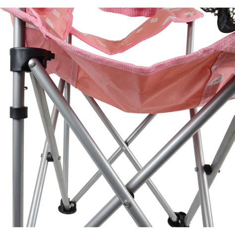 Garden chairs and sun loungers(2). Wanderer Kids' Camping Fun Camp Chair Pink | BCF