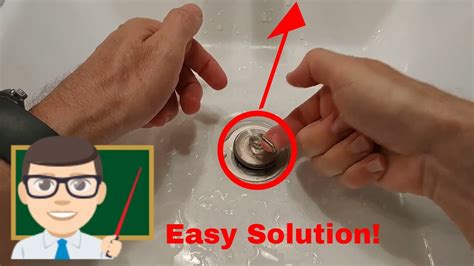 Slide the clevis over the stopper rod and insert the horizontal pivot rod into the drainpipe. Bathroom Sink Stopper Stuck | | Online Information