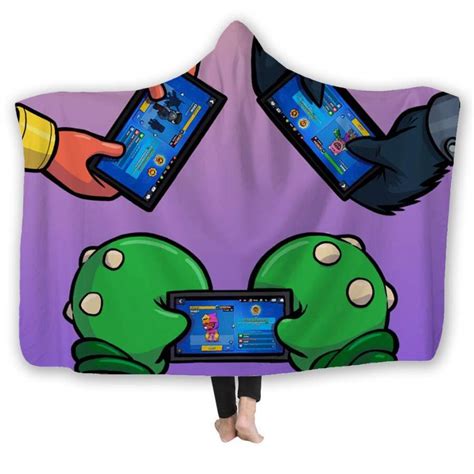 Оружие героев бравл старс, brawl stars. Brawl Stars Hooded Blanket Plush Robe - Fishing19.Com Store