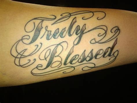 Did you scroll all this way to get facts about blessed tattoos? Pin by Mariah Daniels on Tattoos | Blessed tattoos, Inside of arm tattoo, Tattoos