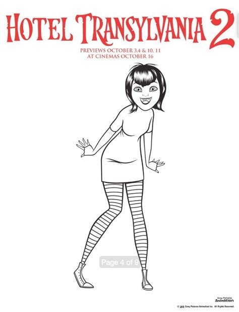 Wally from hotel transylvania 3 coloring page: Free Hotel Transylvania colouring pages book to download ...