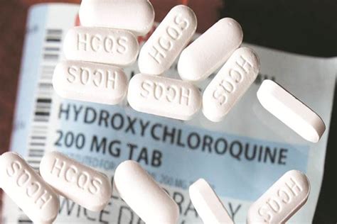 Do not take in larger or smaller amounts or for longer than recommended. Patients in many countries report hydroxychloroquine ...