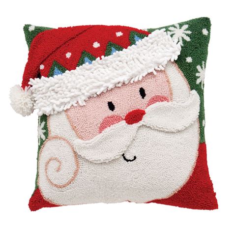 Get great deals with our low price guarantee. Santa 3D Hooked Throw Pillow | Christmas pillow, Holiday throw pillow