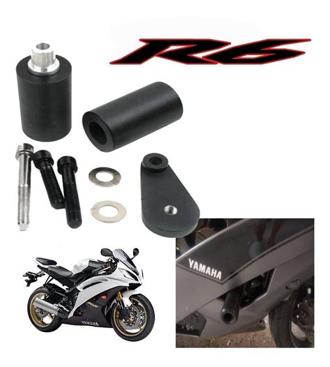 Cnc machined of 6061 aluminum alloy. Frame Sliders Yamaha R6 2006 Al 2016 - $ 998.00 en Mercado ...