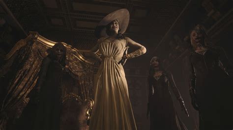 Resident evil village 's tall vampire lady has been revealed as lady dimitrescu, with the game's antagonist (or at least one of them) having finally been given a formal introduction in its latest trailer. Resident Evil: Village Developers Respond to Lady Dimitrescu Reception and Reveal Full Height ...