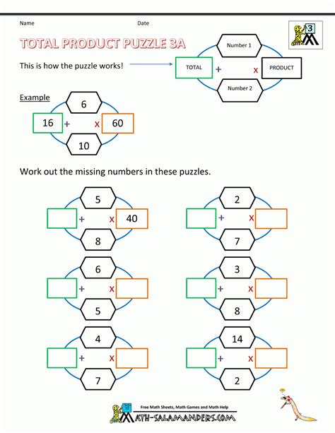 Find math worksheets now at getsearchinfo.com! Printable Math Puzzles Pdf | Printable Crossword Puzzles