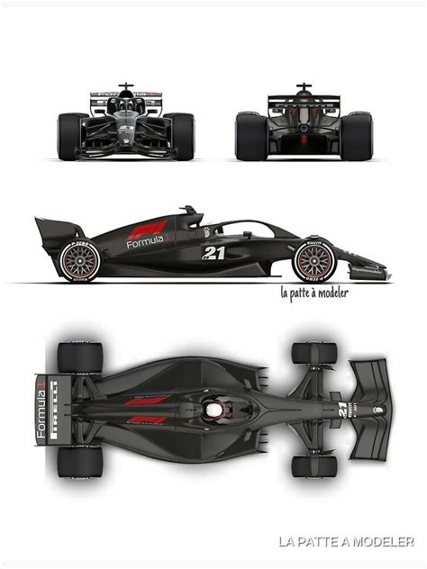 Fresh talent is noted with a themed rookie card (rc) logo. Impression encadrée 'Formula 1 2021' par LA PATTE A ...