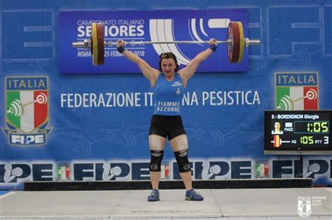 She competed in the women's 63 kg event at the 2016 summer. Giorgia Bordignon, ai mondiali di sollevamento per salire ...