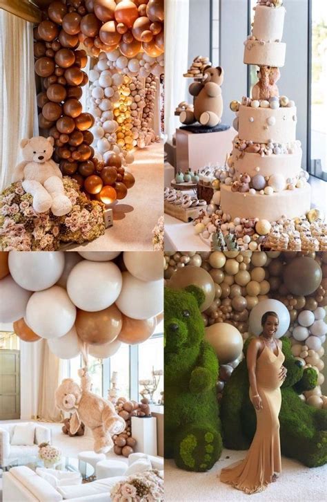 We've got letter balloons, baby balloon bouquets, and more. Malika Haqqs Bear Themed Baby Shower #babyshower in 2020 ...