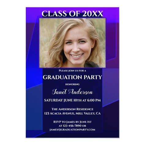 How to make a super easy graduation card, invitation and tassel. Create your own Invitation | Zazzle.com | Photo graduation invitations, Graduation invitations ...