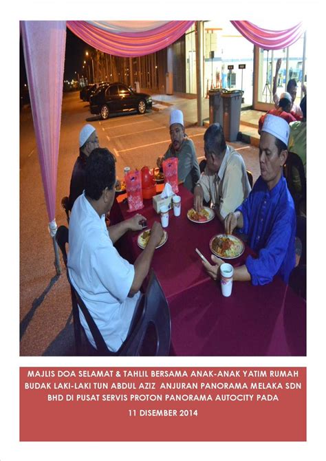 Islam pun mengajarkan kita untuk menyayangi dan memuliakan anak yatim, dan melarang melakukan tindakan yang dapat menyinggung perasaan mereka. MAJLIS DOA SELAMAT & TAHLIL BERSAMA ANAK-ANAK YATIM RUMAH ...