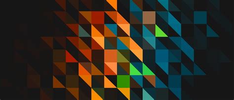 Triangle Colorful Pattern Wallpaper, HD Artist 4K Wallpapers, Images ...