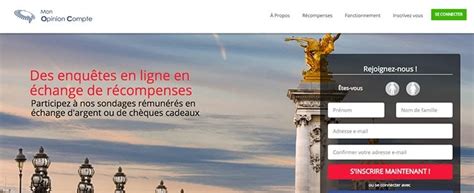 Par conséquent, en matière de sondages, vous. Comment s'inscrire sur Mon Opinion Compte ? - Guide pratique