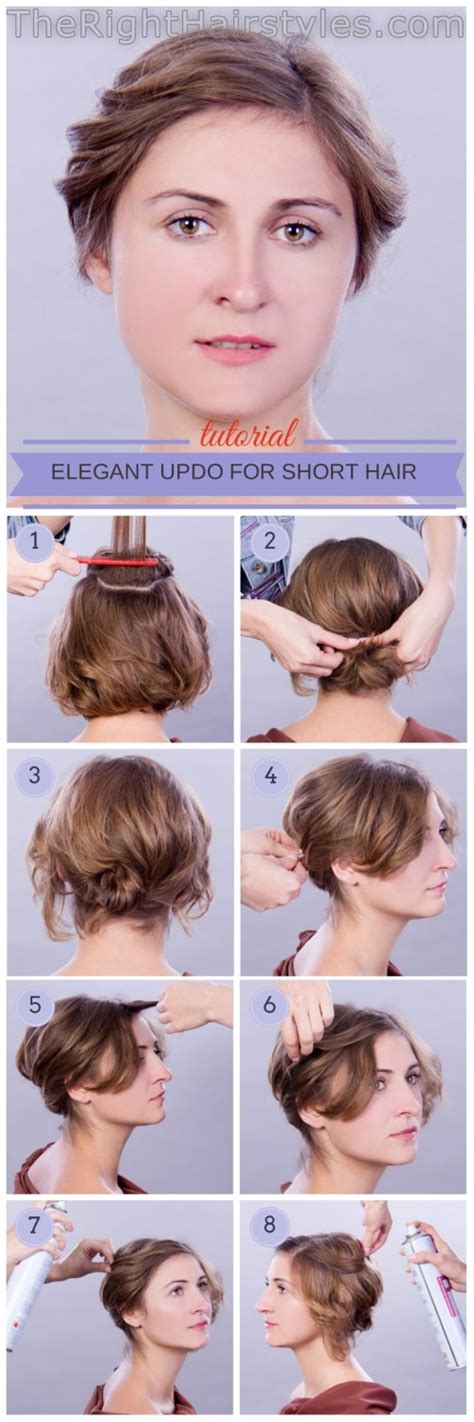 In some cases, updos can be all these things at ago. How To: Elegant Updo For Short Fine Hair