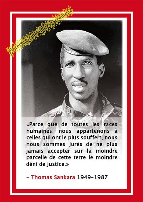 « la révolution et la libération de la femme vont en pair. Citation De Thomas Sankara Gratuit