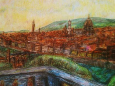 Michelangelo's drawings offer a unique insight into how the artist worked and thought. This is my coloured pencil drawing of Florence. Such a ...