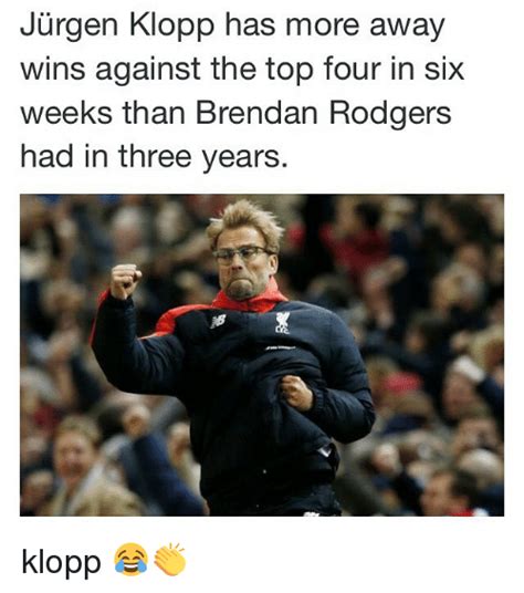 By combining beloved characters with jokes so obscure that only the most faithful of fans get them. Jurgen Klopp Has More Away Wins Against the Top Four in ...