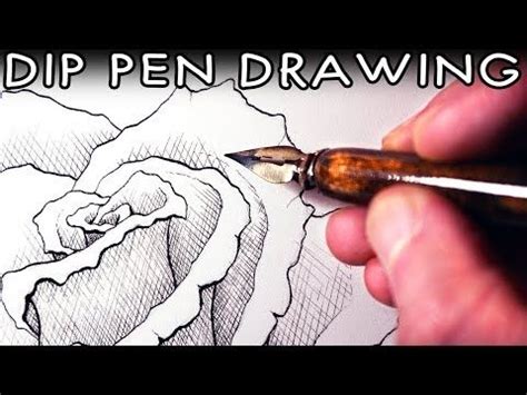 Next in the price range come disposable drawing pens that offer a precise drawing experience, available in a range of. Drawing with DIP PENS for the First Time - YouTube | Dip ...