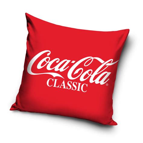 Wish i had another bedroom to decorate with coca cola items! Coca-Cola Classic Square Filled Cushion Red / White Kids ...