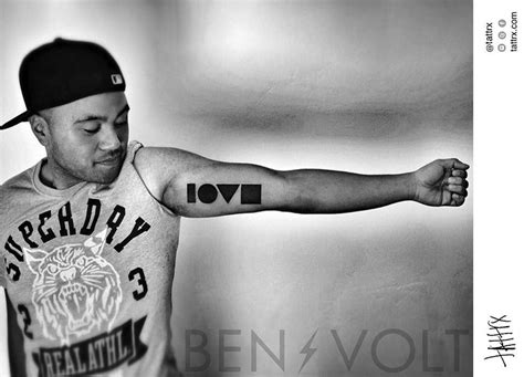 White ink tattoos are the most tricky ones out there. Ben Volt Tattoo - LOVE for Ronald (With images ...