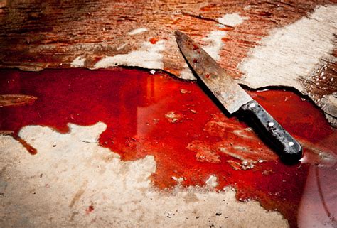 0 ratings 1 comments graph. Conceptual Image Of A Sharp Knife With Blood On Floor ...