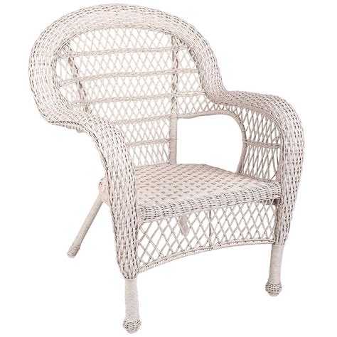 * aluminum frame rust proof for outdoor use. white wicker chair