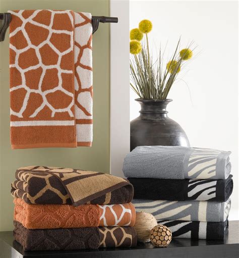 The neutral gray color allows you to add vibrant color through other pieces. Giraffe bathroom sets | & Giraffe 100% Fine Cotton ...