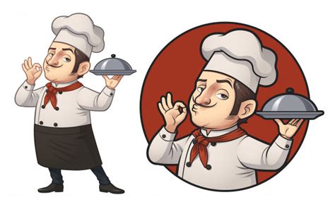Download 41 royalty free chef hijab vector images. Premium Vector | Cartoon chef logo illustration