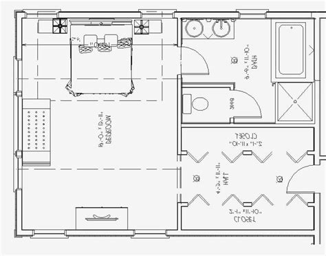 I was hoping to have a large double shower and double sinks, does this sound too small? Average Master Bedroom Luxury - House Plans | #137256