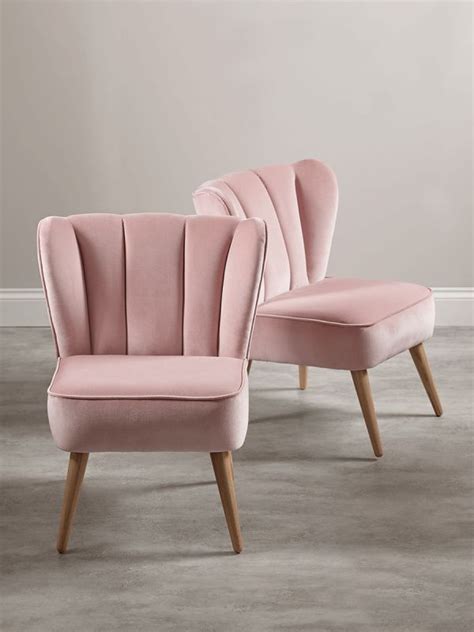 Great savings & free delivery / collection on many items. Westbury Velvet Chair - Blush | Pink dining rooms, Velvet ...