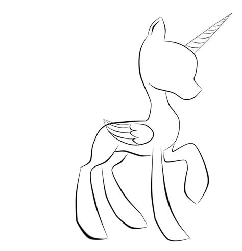 Select from 35919 printable coloring pages of cartoons, animals, nature, bible and many more. MLP Base Alicorn Coloring Pages | My little pony coloring ...