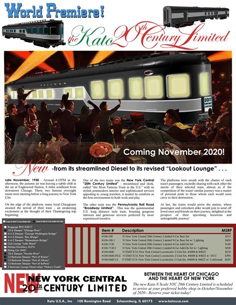 The transactions that are not calculated on treats point are maybank xbill and maybank xcash. Kato NYC 20th Century Limited "name train" release | Page ...