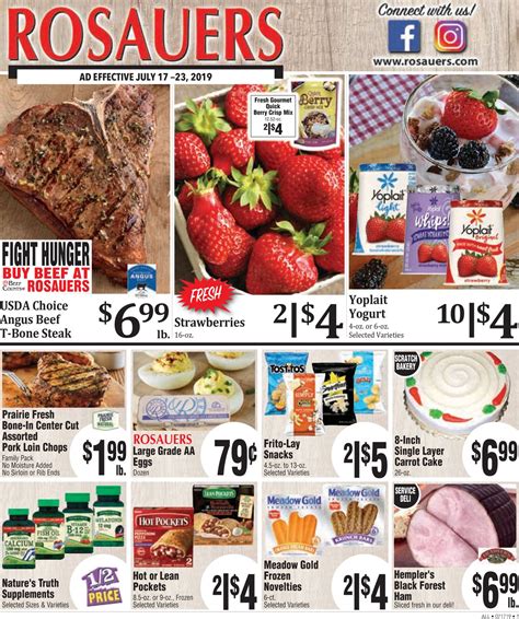 Super 1 foods store locations: Rosauers Current weekly ad 07/17 - 07/23/2019 - weekly-ad ...