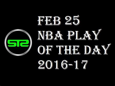 Don't miss tonight's game score predictions and basketball picks analysis from sbr betting experts. February 25, 2017 - NBA Play of The Day - Today Picks ...