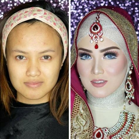 Haha man i love nice makeup. Asian Brides Before And After Wedding Makeup (25 pics)