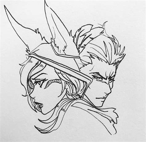 I will definitely be back for more work from craig, even though it'll mean flying back from canada. Xayah and Rakan ️ ️ image by Tori Malek | Drawings, Art inspiration, Sketches