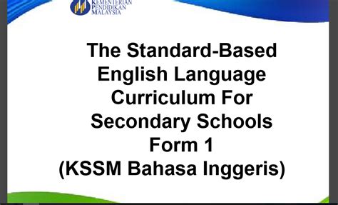 Text of dskp english language year 1,2 & 3. It's My Life: KSSM and DSKP English Form 1 New 2017