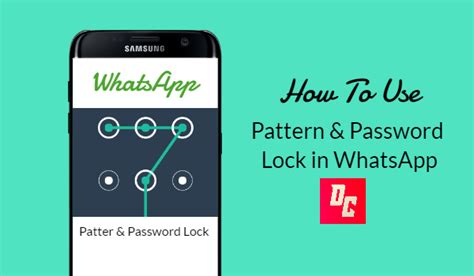 But unfortunately, most of them are. How to Lock WhatsApp with pattern or password in Android ...