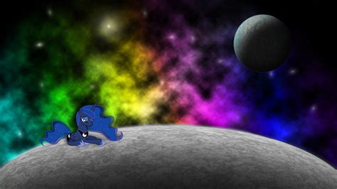 Only the best hd background pictures. Sad Luna on the moon wallpaper by JamesG2498 on DeviantArt