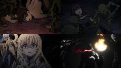 However, the moment hiel, inside the cave, raised the pickaxe, the cave king's coat of arms activated. Anime News — Goblin Slayer - 01 (First Impressions ...