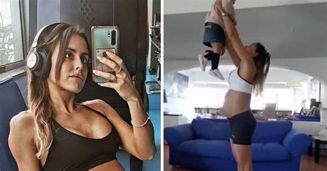 E não é a única. Grávida, Carolina Patrocínio mostra-se em novo treino e ...