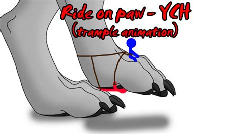 If i attack with a 6/6 trample deathtouch dude and it gets blocked by a 7/7, can i assign just one damage to. Ride on paw - YCH（trample animation）CLOSED by OKAMI9312 ...