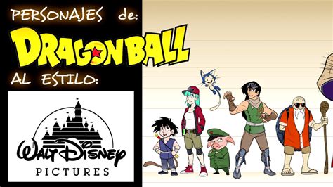 The most popular cartoon series gets a lot of attention from flash artists! Personajes de DRAGON BALL si fueran dibujados por DISNEY ...
