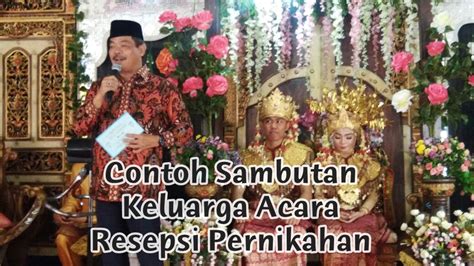 Ditulis oleh ( +rinal purba ). Contoh Sambutan Keluarga Acara Resepsi Pernikahan ( 5 ...